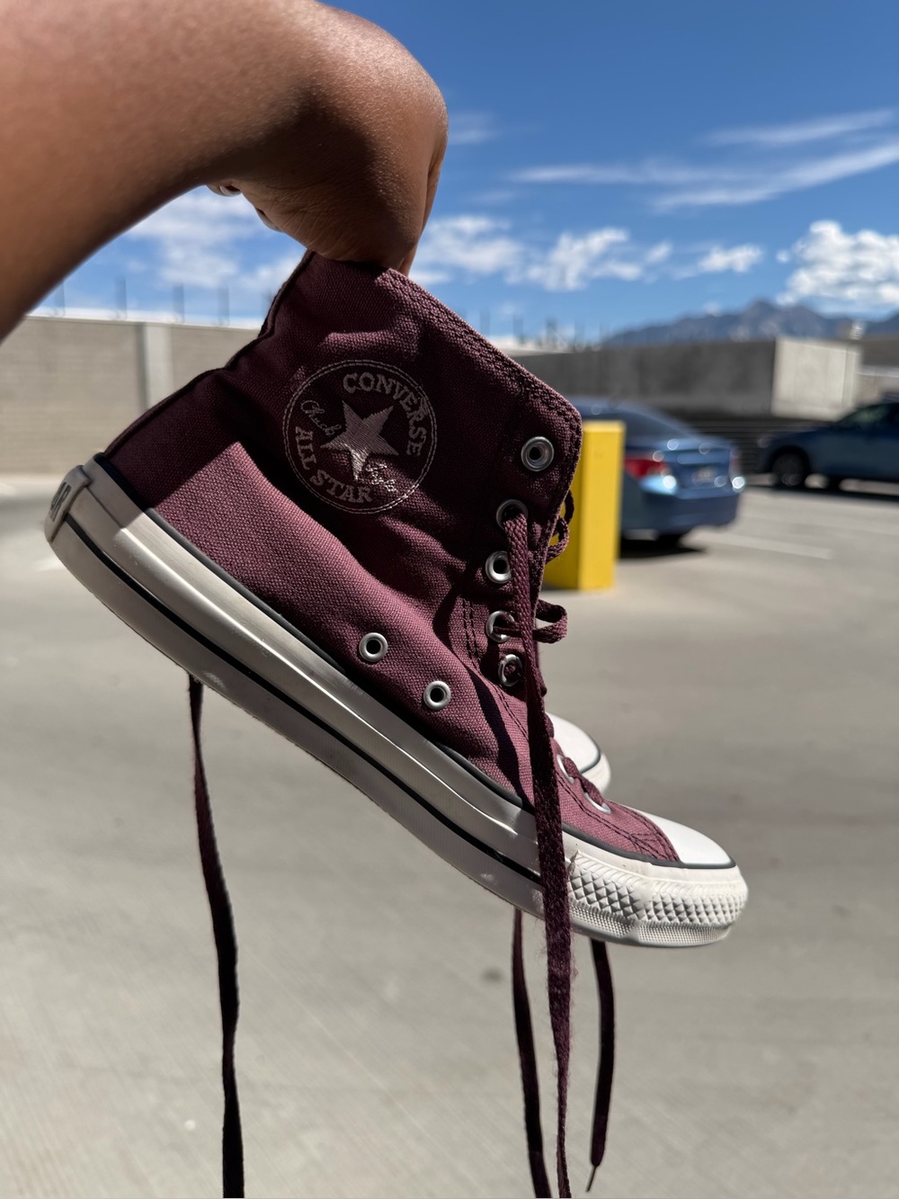 Converse High Top Sneakers - Maroon